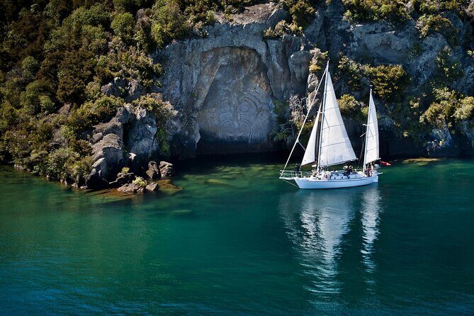 Maori Rock Carvings Eco Sailing Taupo - The Value and Experience