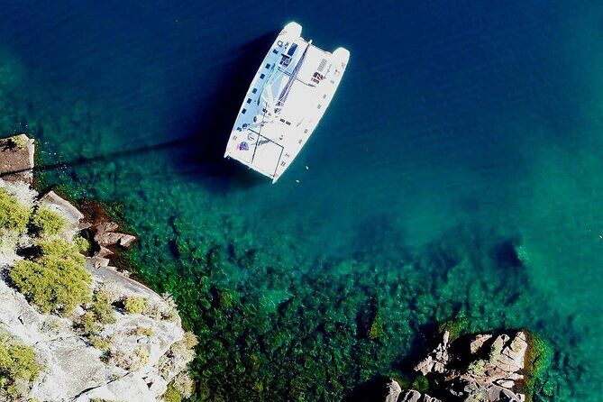 Maori Rock Carvings - Taupo Sailing Adventures -Tiua - Food, Drinks, and Onboard Amenities