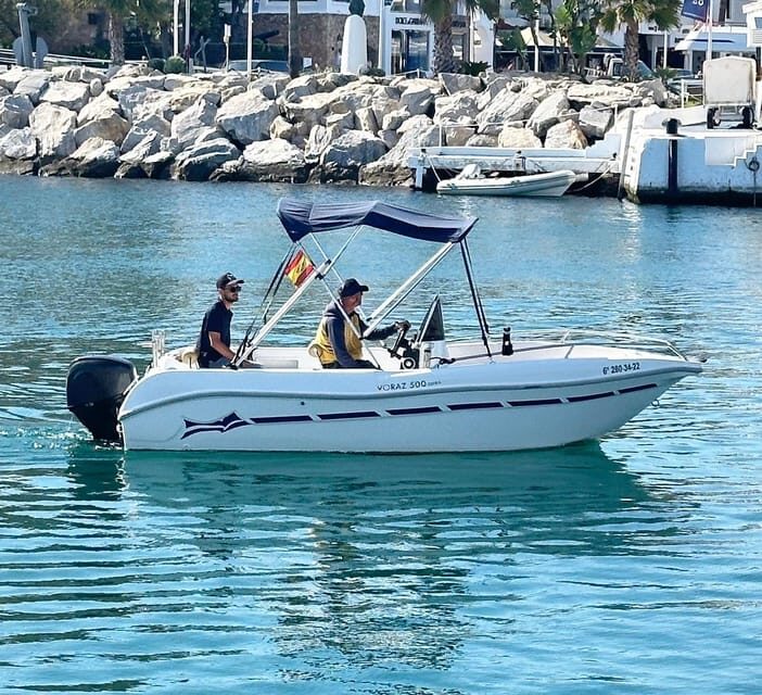 Marbella: Boat Rental drive yourself with Dolphin Sighting - FAQ