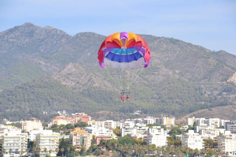 Marbella from the heights: Parasailing - Marbella from the Heights: Parasailing
