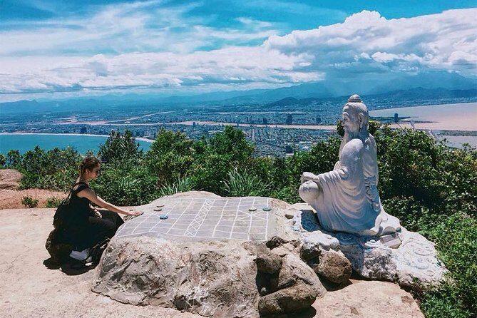 Marble mountain, Am Phu cave and Monkey mountains group tour - Monkey Mountain: Panoramas and the Lady Buddha