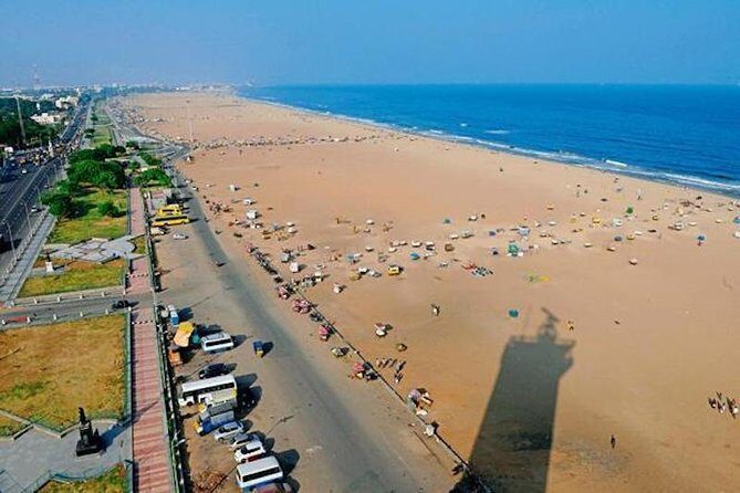 Marina Beach walking tour by tourism ministry approved company - Key Points