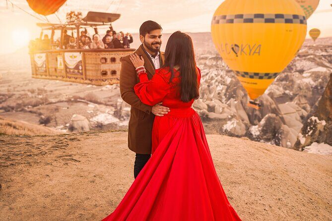 Marriage Proposal and Photoshoot in Cappadocia with Balloon view - A Romantic Marriage Proposal and Photoshoot in Cappadocia with Balloon Views