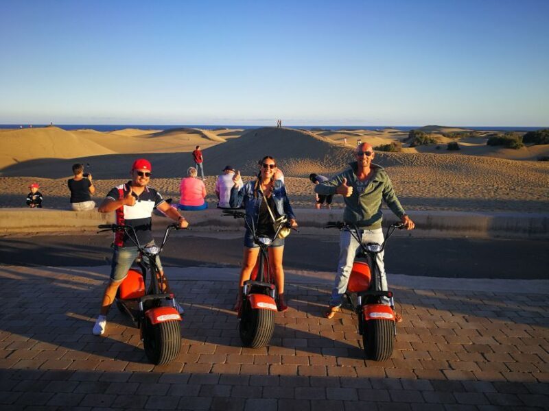 Maspalomas: 2-Seater Chopper E-Scooter Rental - Key Points