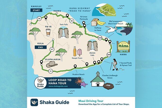 Maui "Loop" Road To Hana Audio Driving Tour - Key Points