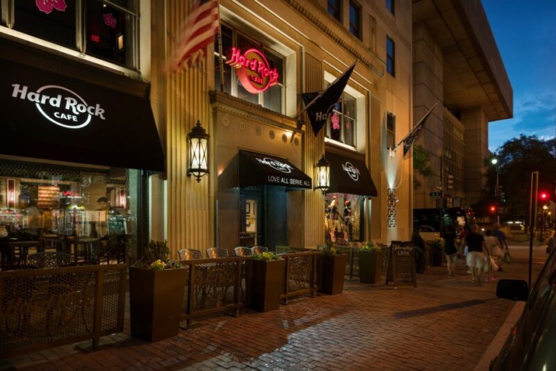 Meal at the Hard Rock Cafe Washington DC - Enjoy Classic American Food with a Rock n Roll Vibe at the Hard Rock Cafe Washington DC