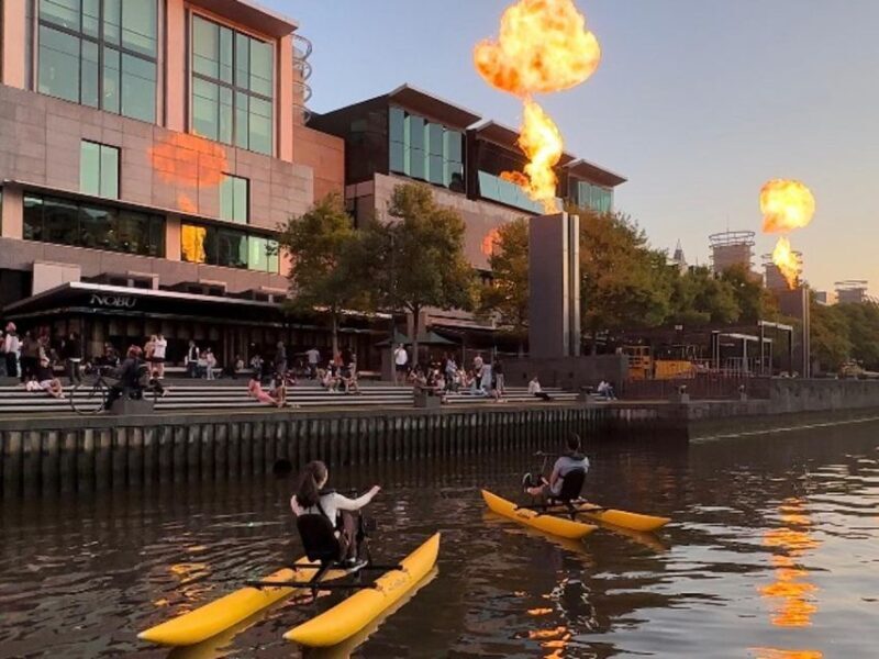 Melbourne: Yarra River Twilight Waterbike Tour - Exploring the Yarra River Twilight Waterbike Tour
