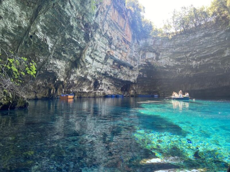 Melissani lake - Myrtos beach swimming - Discover Kefalonia’s Natural Wonders: Melissani Lake and Myrtos Beach