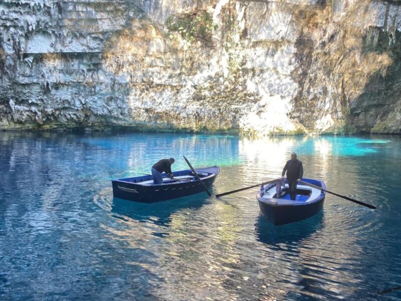 Melissani lake - Myrtos beach swimming - FAQ