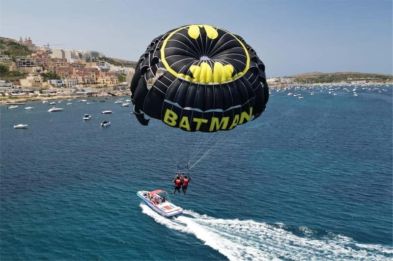 Mellieha Bay: Parasailing - The Flight: Flying Above Mellieha Bay