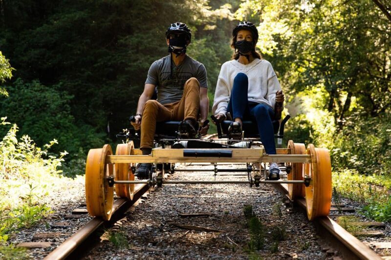Mendocino County: Moonlight Railbike Tour - Key Points