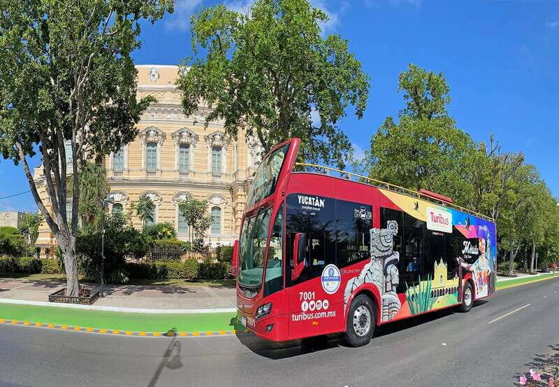 Mérida: Panoramic Sightseeing Tour Bus Ticket with 2 Routes - Key Points