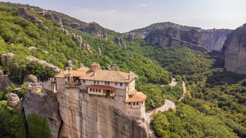 Meteora Monasteries "Byzantine Walks" From Thessaloniki - The Village of Kalampaka: Food, Views, and Local Flavor