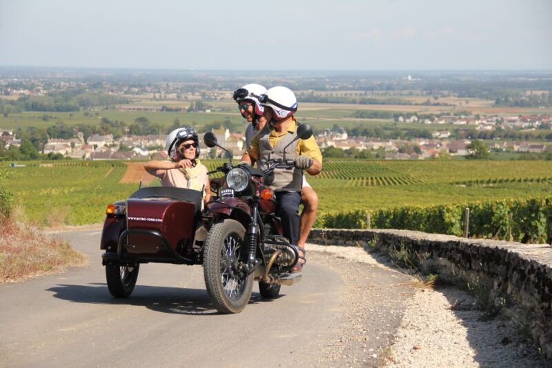 Meursault: Tour of the Vineyards on Motorbike with Sidecar - Starting Point: Meursault, the Burgundy White Wine Capital