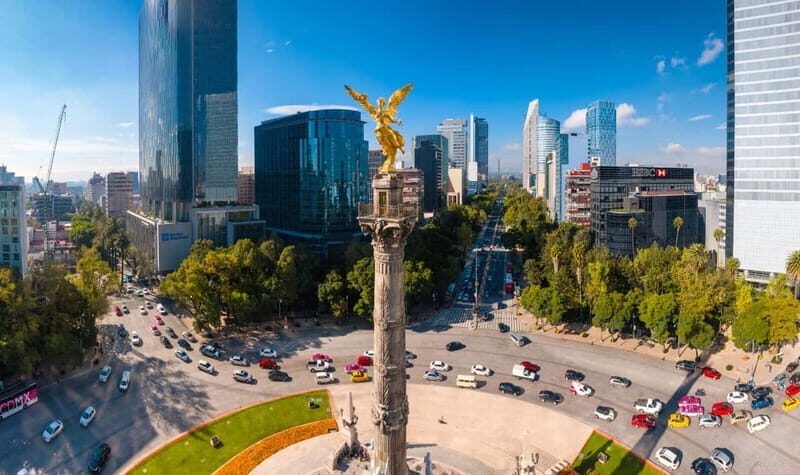 Mexico City: City Tour - Stroll Along Paseo de la Reforma and Views of Chapultepec Park