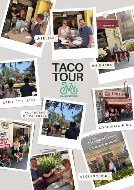 Mexico City: Taco Tasting Bike Tour in Polanco - Authentic and Informative Experiences