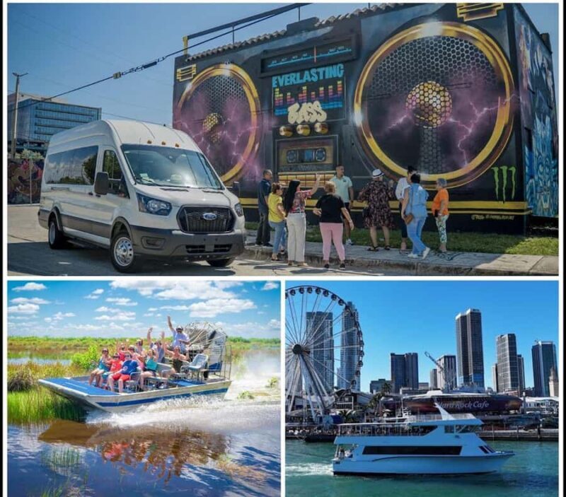Miami: 3 in 1 Everglades, City & water experience (2 days) - An In-Depth Look at the Miami 3-in-1 Experience