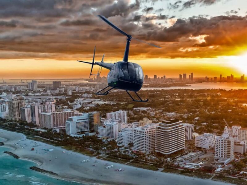 Miami Beach: 30-Minute Private Sunset Helicopter Tour - Miami Beach: 30-Minute Private Sunset Helicopter Tour — A Sky-High Perspective of Miamis Magic