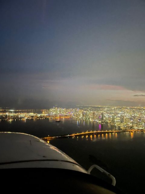 Miami Beach: Night Lights Private Air Tour - Free Champagne - Discover Miami’s Night Skyline with a Private Air Tour