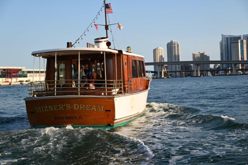 Miami Beach: Vizcaya Sunset Cruise Includes Food and Drink - Authentic and Personalized Experience