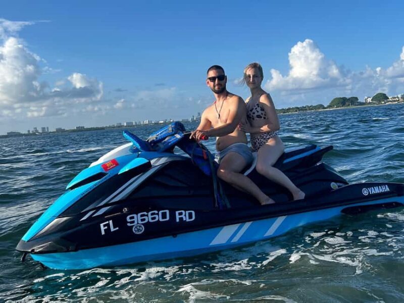 Miami: Biscayne Bay Jet Ski Rental & Free Boat Ride - Key Points