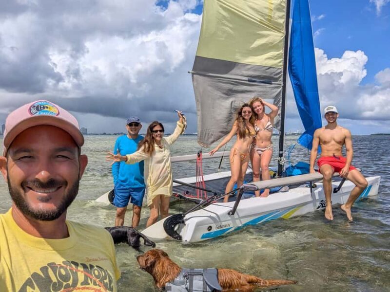 Miami: Hobie Cat Wave Rental at Hobie Beach - Key Points
