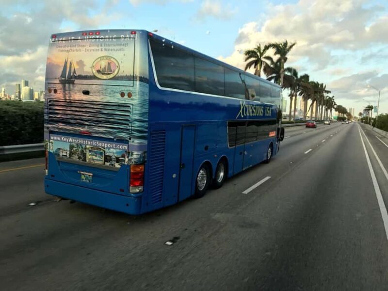 Miami: Key West Day Tour by Bus with Optional Activities - Key Points