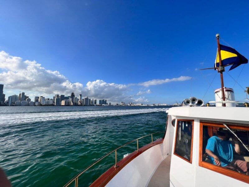 Miami: Miami Skyline Vintage Yacht Cruise, - Miami Skyline Vintage Yacht Cruise: A Unique Way to Discover Miami’s Roots and Glamour