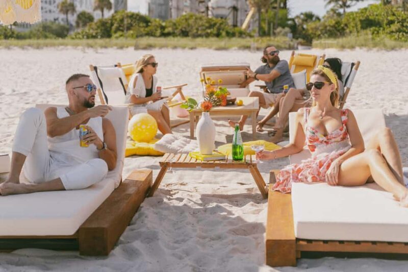 Miami: Private Beach Lounge and Picnic Set Up - An In-Depth Look at the Miami Private Beach Lounge Experience