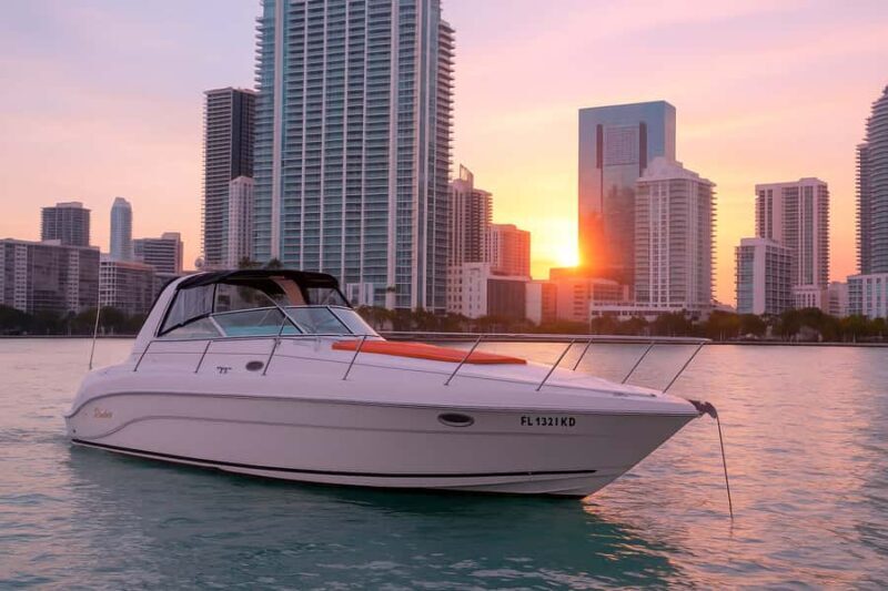 Miami: Private Yacht Cruise with Captain and Soft Drinks - Starting Point and Check-In