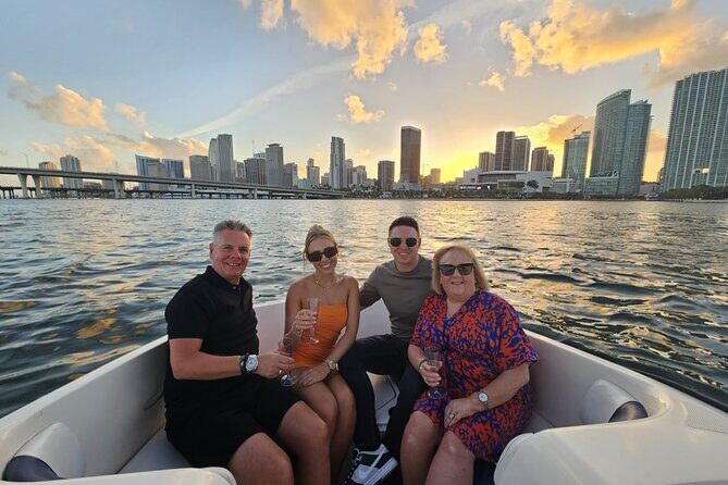 Miami Shared Boat tour, 2 hours on a 24 ft boat. 6 people total. - The Bottom Line