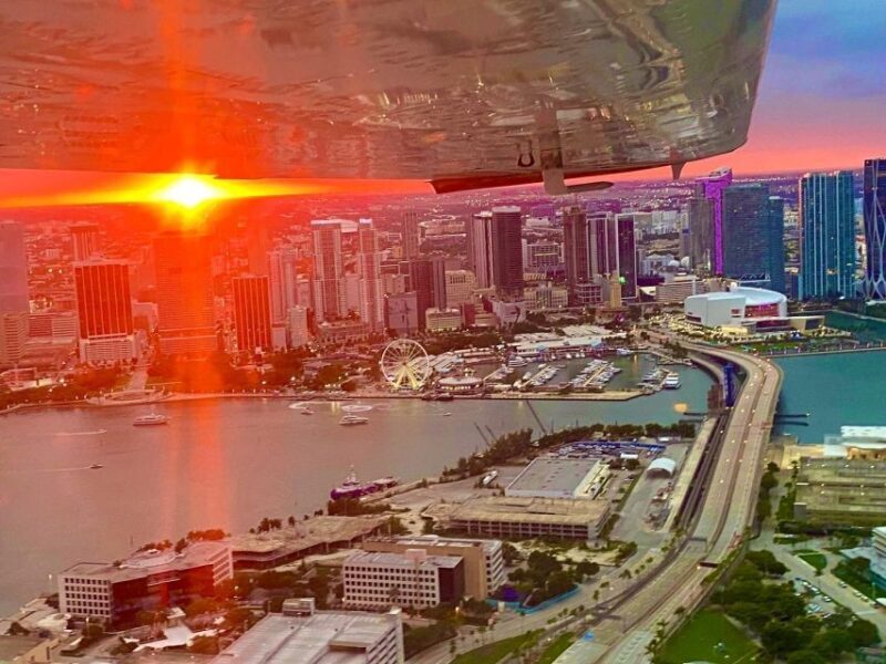 Miami Sunset: Private Luxury Airplane Tour - An In-Depth Look at the Sunset Airplane Tour