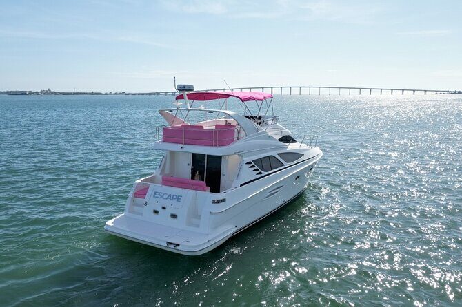 Miami Yacht Rental 50 ft | 2 Jet Ski | Private Boat | Pink Yacht - Frequently Asked Questions