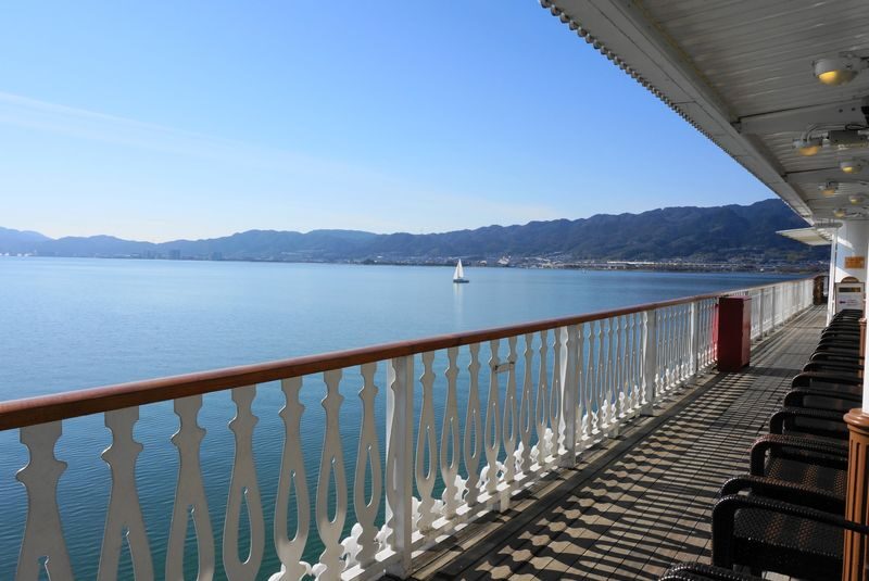 Michigan Cruise Boarding Ticket from Otsu Port - A paddle steamer with a Lake Biwa identity