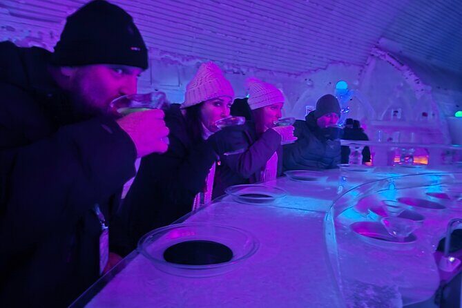 Midnight Sun Magic Chena Hot Springs Soak and Ice Museum Tour - Key Points