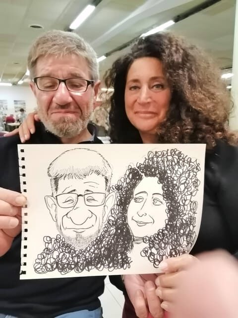 Milan: on the trail of Renzo Tramaglino with caricature to participants - Key Points