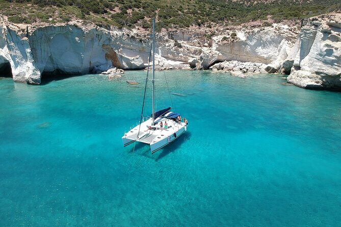 Milos caves snorkelling Catamaran Cruise in a small group - In Summary