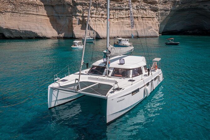 Milos Private Half-Day Catamaran Cruise to Kleftiko with Lunch - Discover the Beauty of Milos with a Private Half-Day Catamaran Cruise to Kleftiko