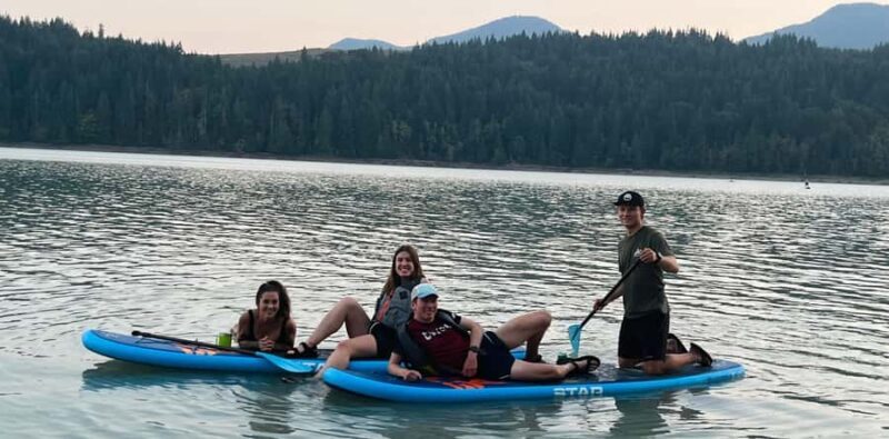 Mineral Lake: Sunset Paddle Board Tour with View of Rainier - An Authentic Paddleboarding Experience at Mineral Lake