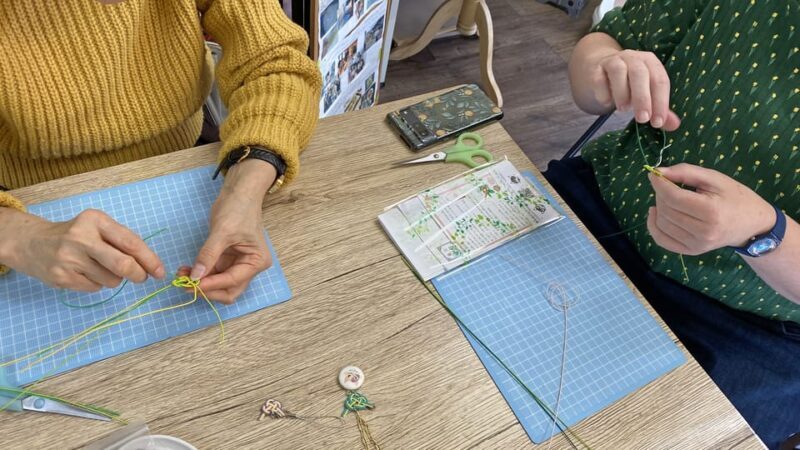 Mini Origami Lamp and Mizuhiki knot Belt Workshop in Ueno - An In-Depth Look at the Workshop Experience