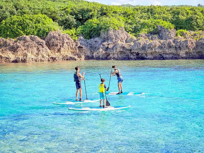 Miyako Island SUP x Pumpkin Limestone Cave Exploration & Canoe Experience (Okinawa) - Guides, language, and photos