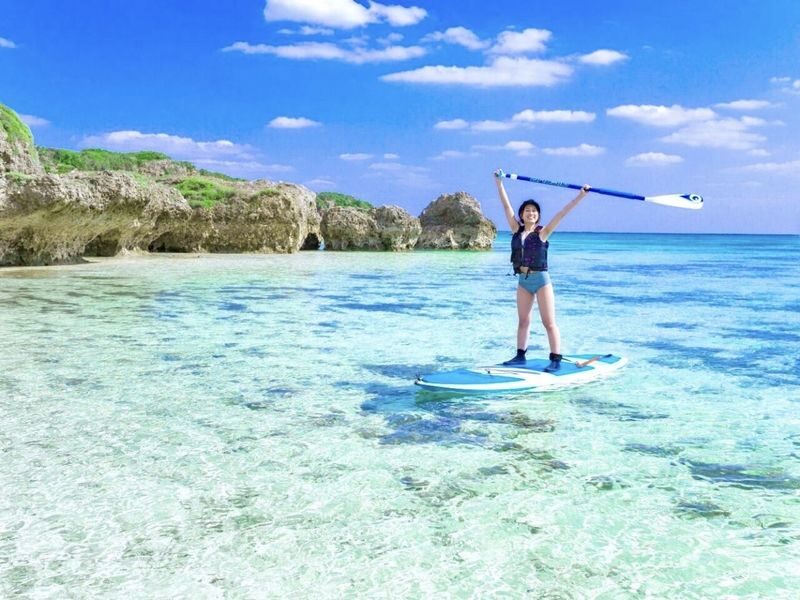 Miyakojima: Stunning Miyako Blue Beach SUP or Canoe Experience (Okinawa) - Photos, English, and guide support