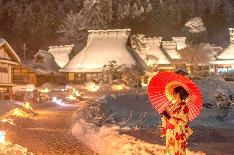 Miyama village illumination & Amanohashidate bus tour (with Japanese dessert making experience) - What to know before you book