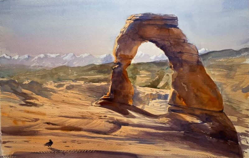 Moab: 5-Day Plein Air Watercolor Workshop with Carol Newsom - Why Moab Is a Perfect Setting for Plein Air Painting