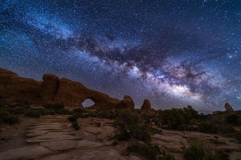 Moab: Arches National Park: Sunset & Night Photography - Transitioning from Sunset to Night