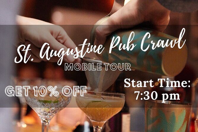 Mobile Wine Tasting and Food Pairing Tour St. Augustine - Key Points