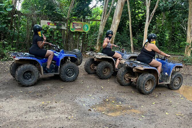 Montego Bay ATV Ride & Bamboo Rafting With Limestone Foot Massage - Frequently Asked Questions