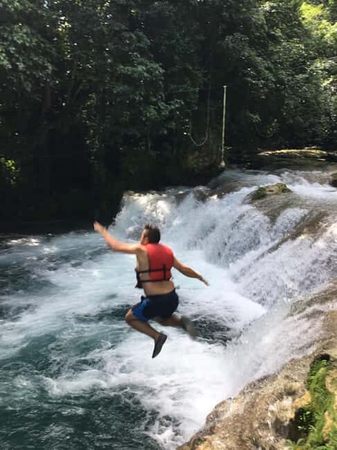 Montego Bay: Blue Hole, Dunn's River Falls, and Zipline Tour - Exploring the Blue Hole, Dunn’s River Falls, and Zipline Tour