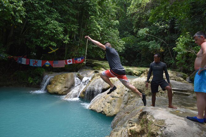 Montego Bay Shore Excursion: Blue Hole & Secret Falls Tour plus Shopping - Key Points