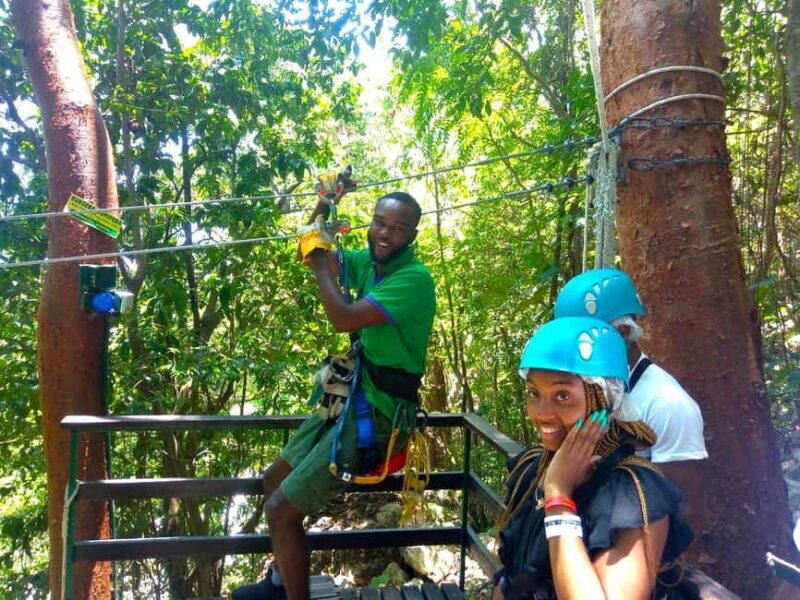 Montego Bay: Zip-Line Rainforest Tour with Pool & Gardens - Exploring the Zip-Line Rainforest Tour in Detail